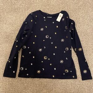 Old Navy Long Sleeve Shirt Kid Girls Size Large NWT